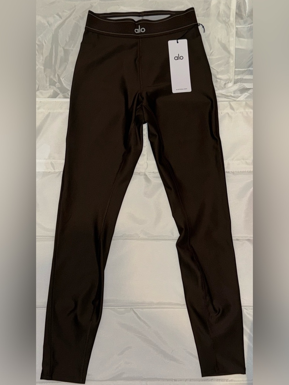 ALO Yoga Airlift High-Waist Suit Up Legging Espresso M New - Picture 4 of 6